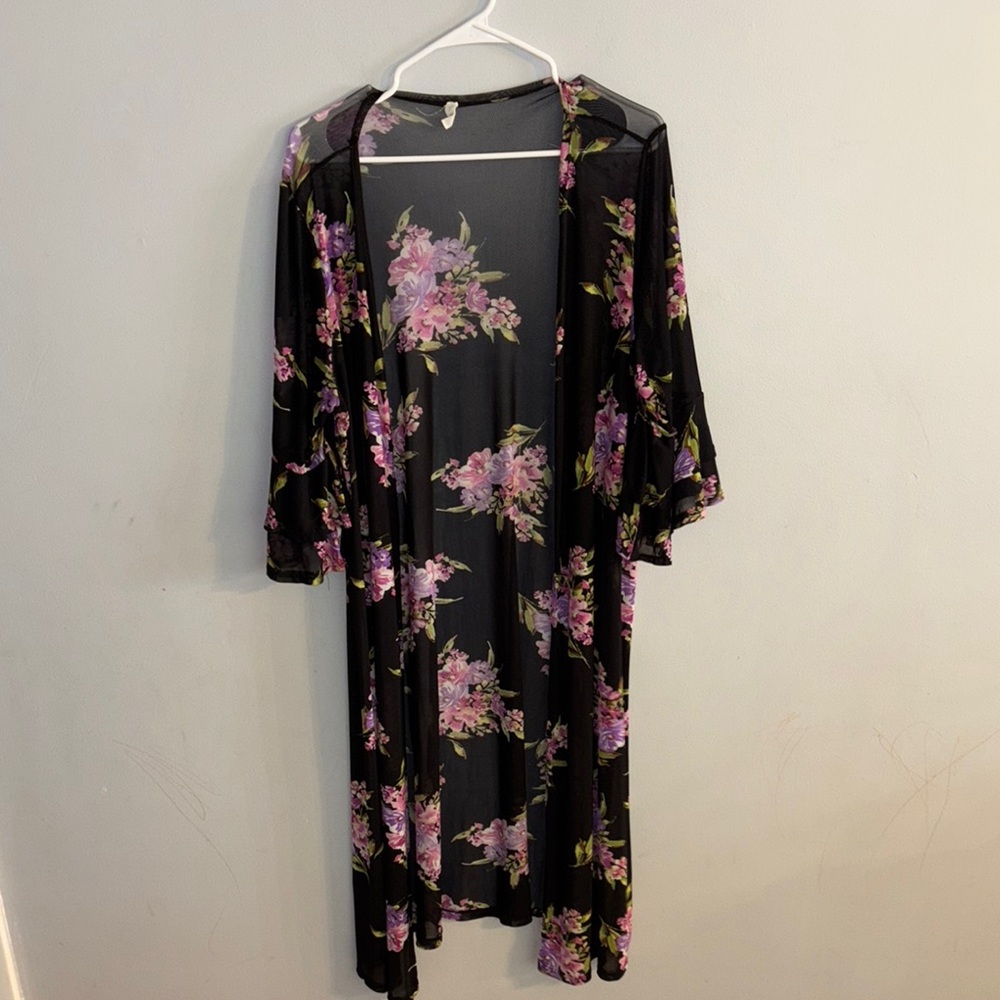 PinkBlush Floral Duster